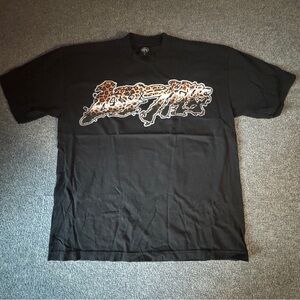 Lost Hills Black Graphic Cheetah T-Shirt